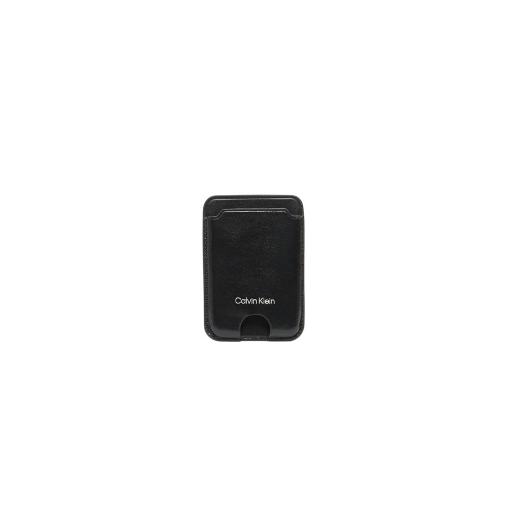 Calvin Klein Black Leather Cardholder