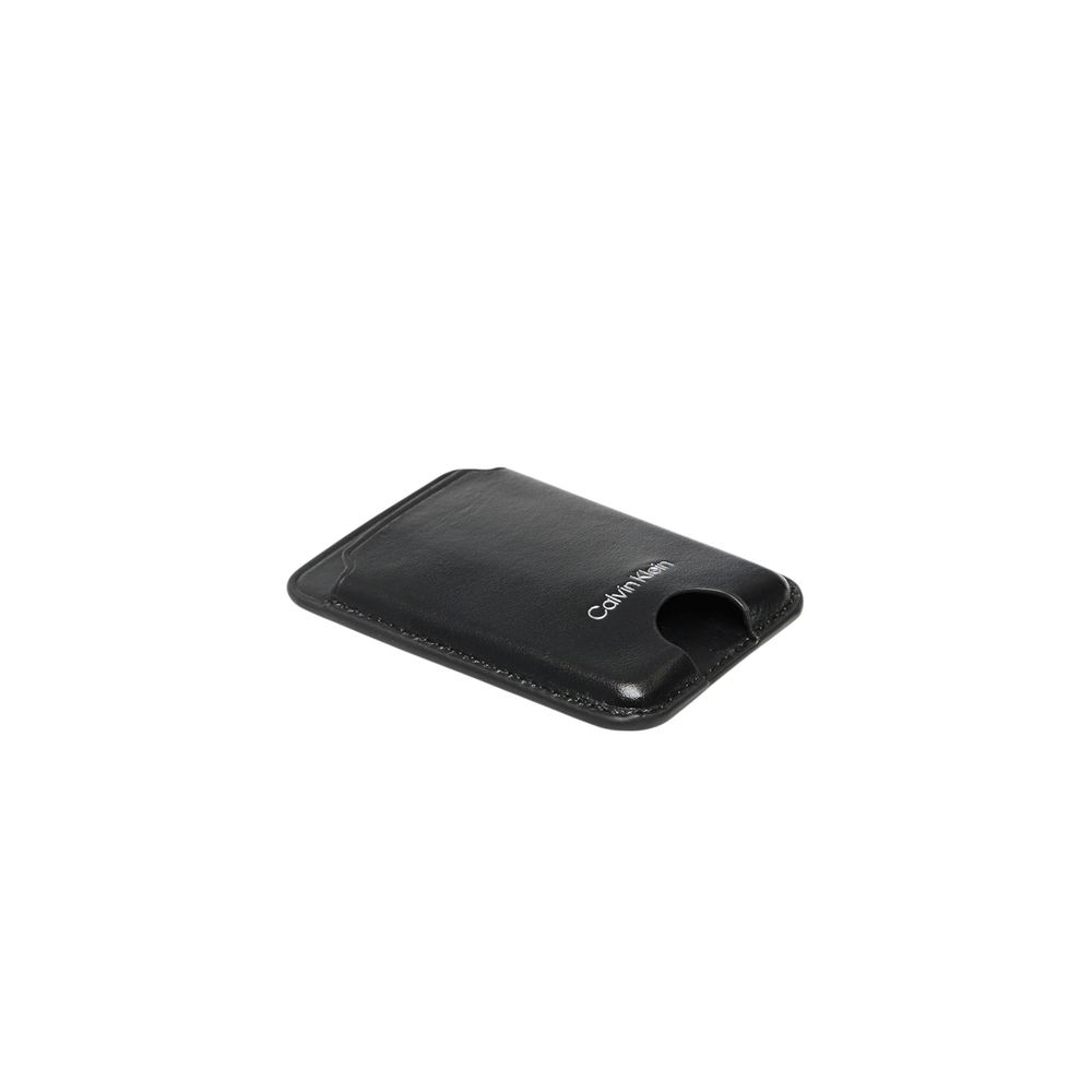 Calvin Klein Black Leather Cardholder