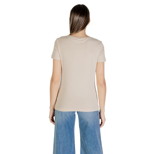 Guess Active Beige Cotton T-Shirt