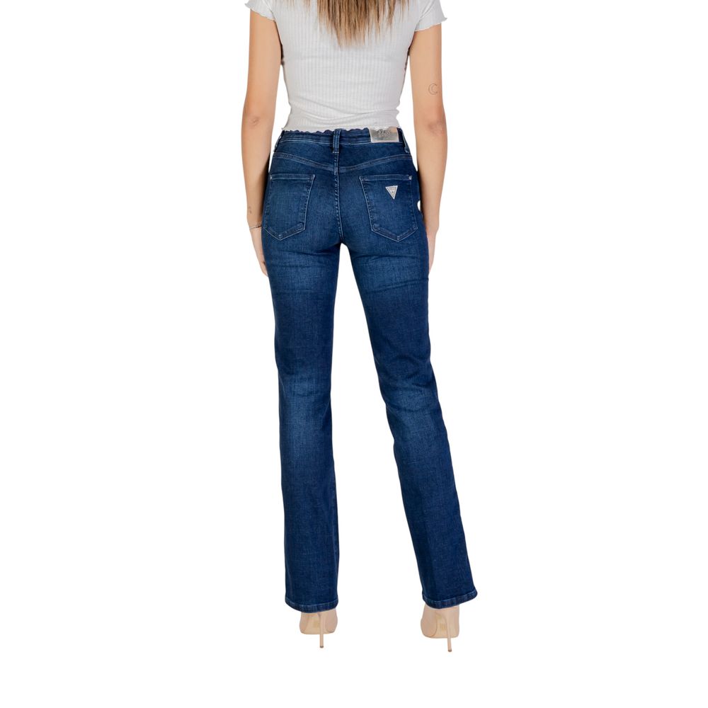 Guess Blue Cotton Mom Jeans