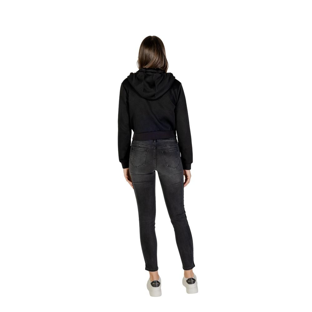 Guess Active Black Polyester Hoodie