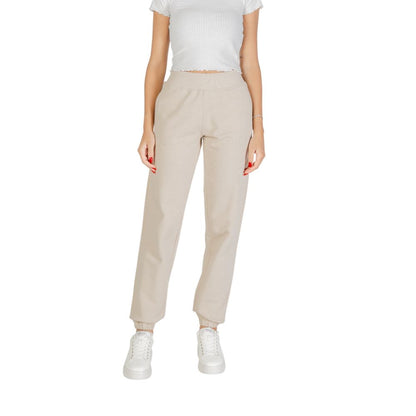 Guess Active Beige Cotton Joggers (Workout Pants)