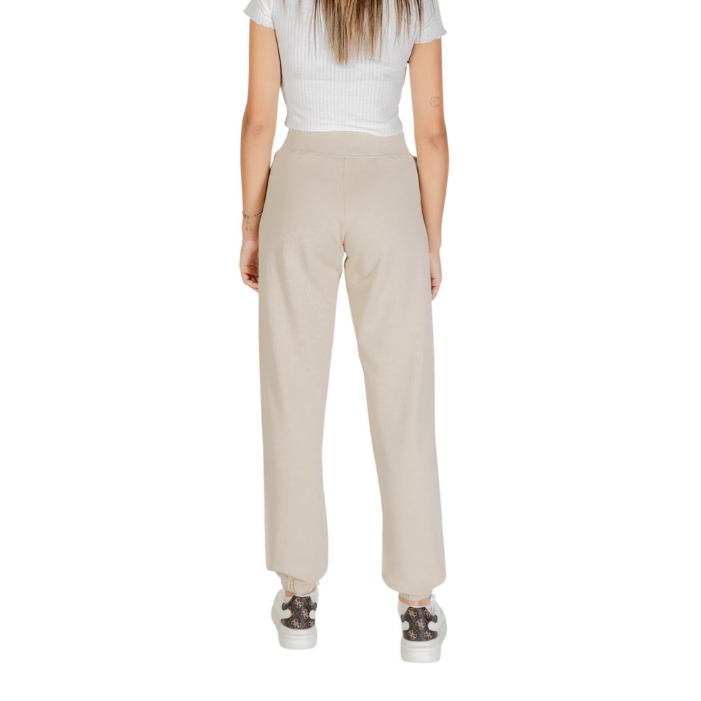 Guess Active Beige Cotton Joggers (Workout Pants)