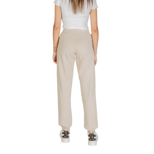 Guess Active Beige Cotton Joggers (Workout Pants)
