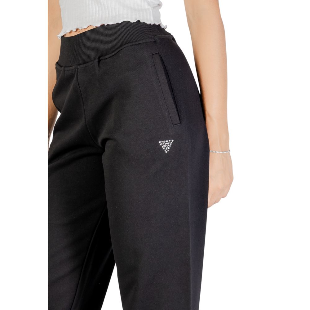 Guess Active Black Cotton Joggers (Workout Pants)