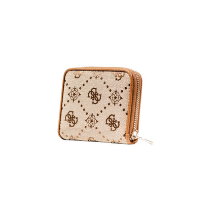 Guess Beige Polyester Wallet