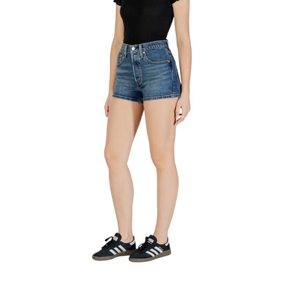Levi's Blue Cotton Shorts