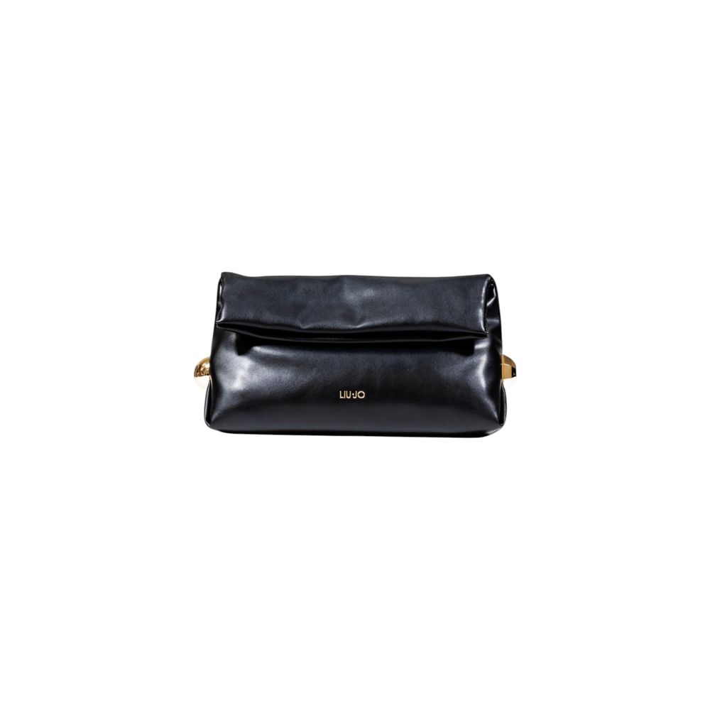 Liu Jo Black Polyethylene Clutch Bag