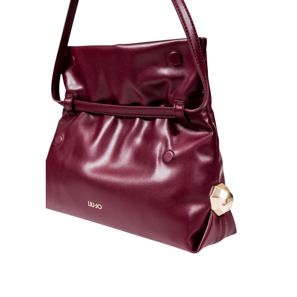 Liu Jo Bordeaux Polyethylene Clutch Bag
