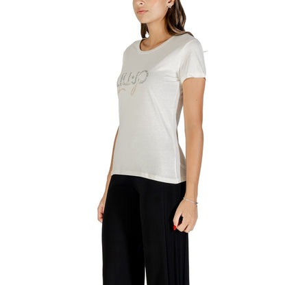 Liu Jo White Cotton T-Shirt