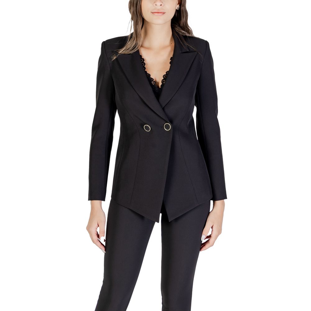 Rinascimento Black Polyester Blazer