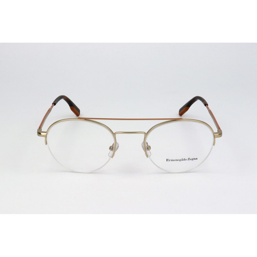 Ermenegildo Zegna Gold Metal Glasses (Frames)