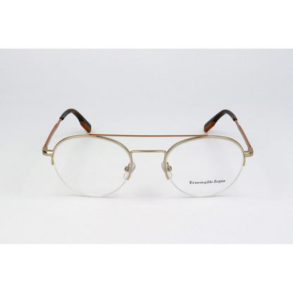 Ermenegildo Zegna Gold Metal Glasses (Frames)