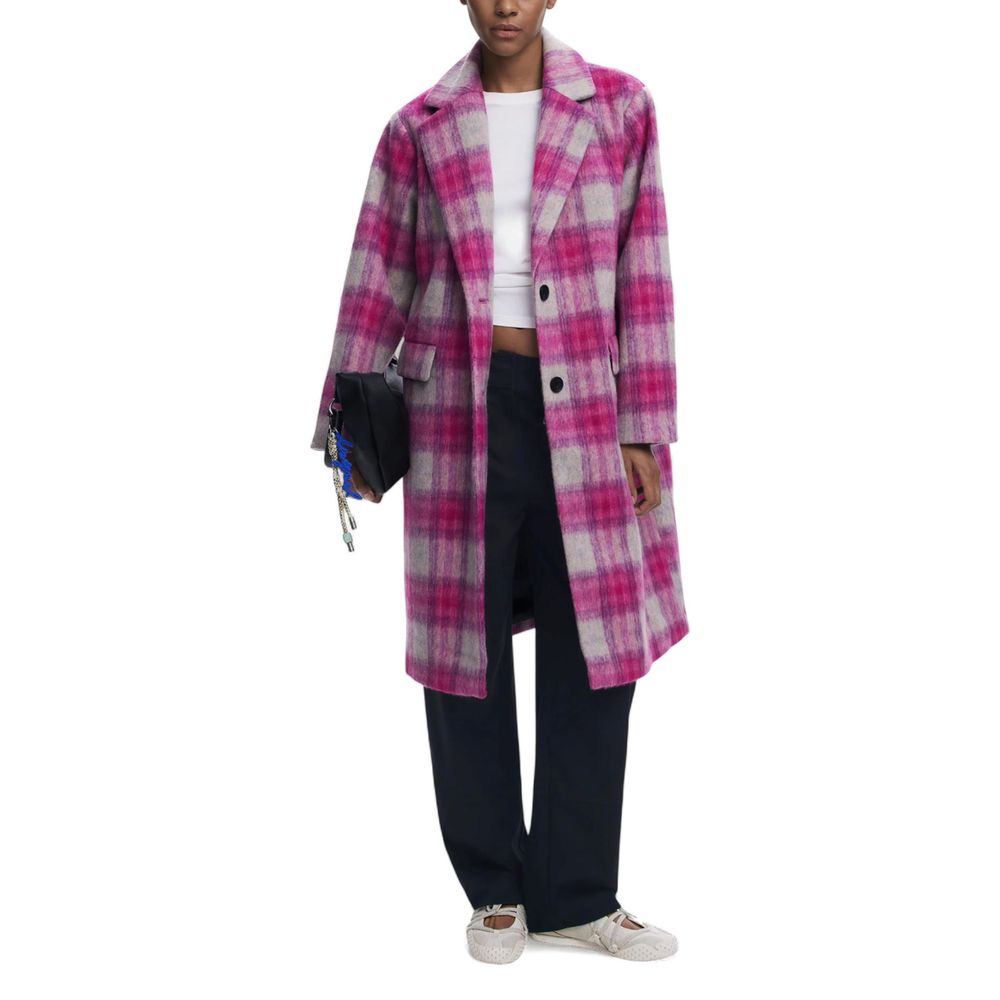 Desigual Multicolor Polyester Coat