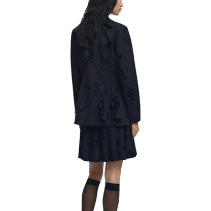 Desigual Black Polyester Blazer