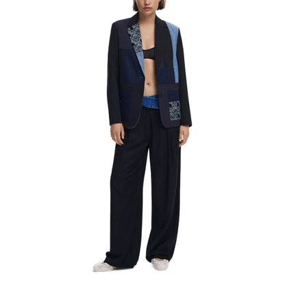 Desigual Black Polyester Blazer