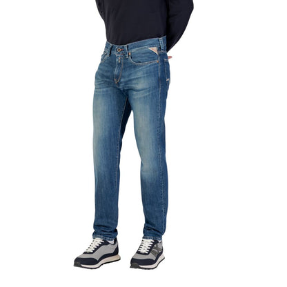 Replay Blue Cotton Skinny Jeans