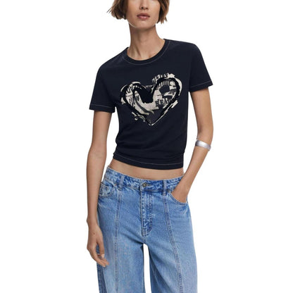 Desigual Black Cotton Sportswear