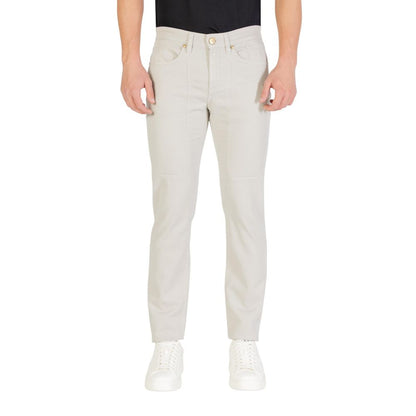 Jeckerson Gray Cotton Skinny Jeans