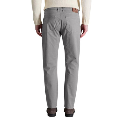 Jeckerson Gray Cotton Skinny Pants