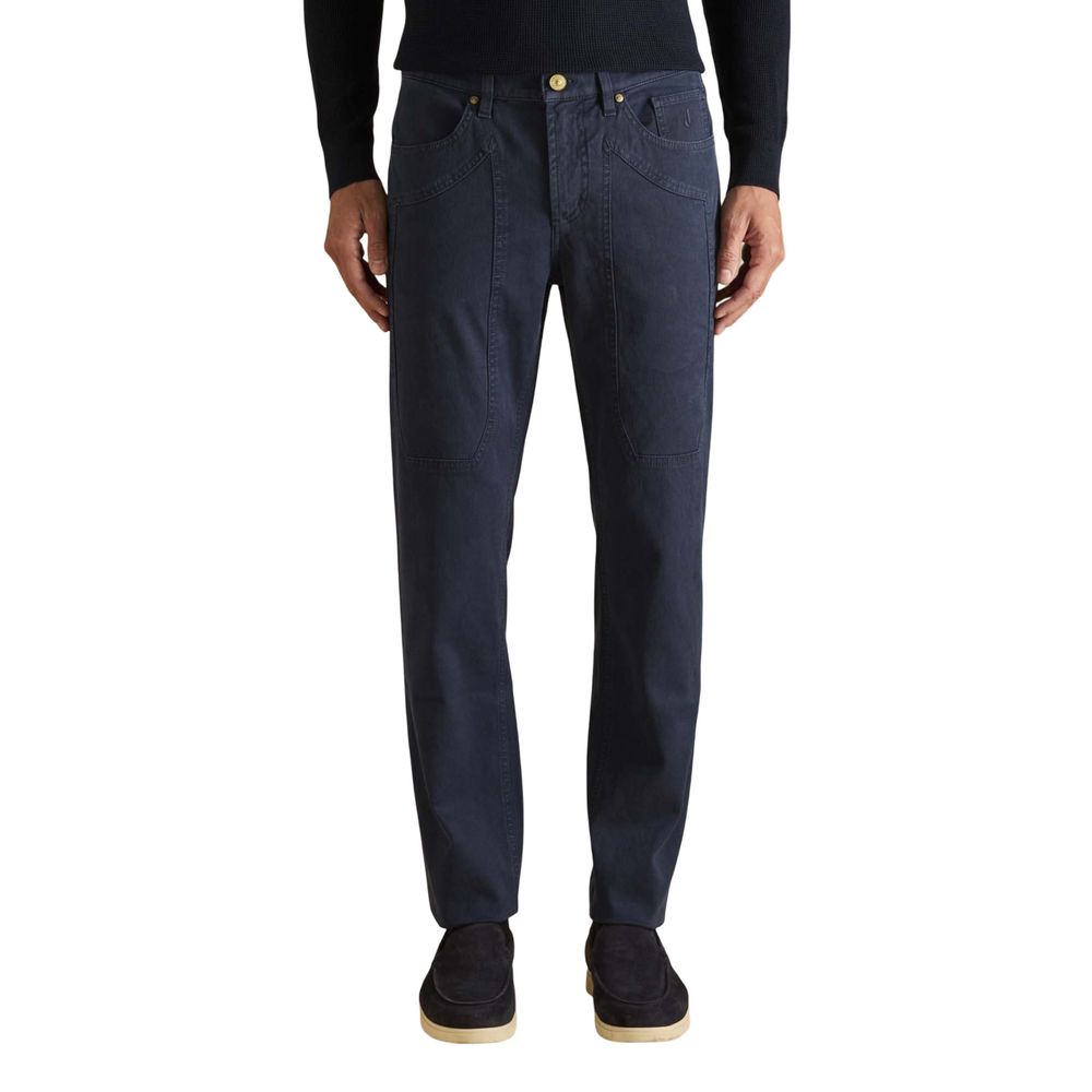 Jeckerson Blue Cotton Skinny Jeans