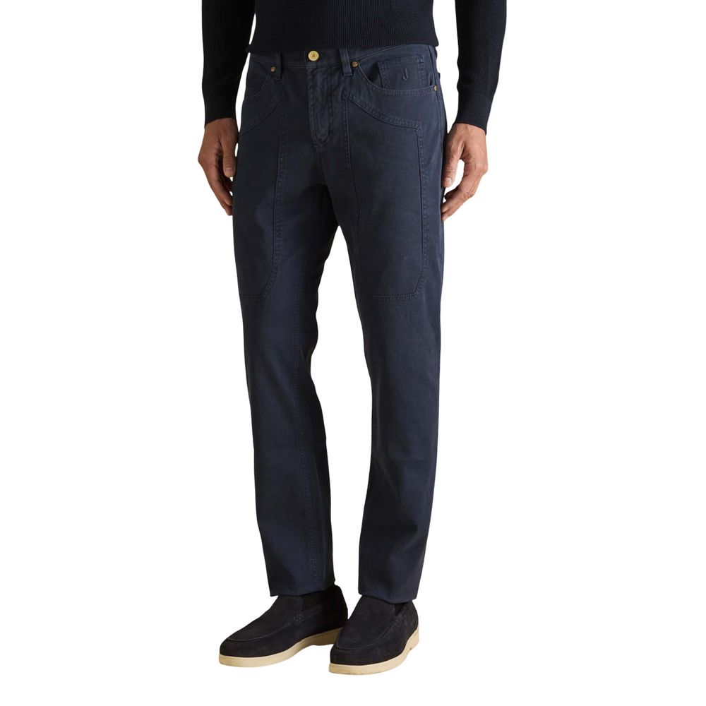 Jeckerson Blue Cotton Skinny Jeans