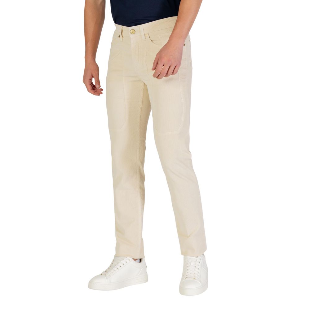 Jeckerson Cream Cotton Skinny Jeans