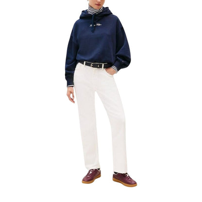 Tommy Hilfiger Blue Recycled Cotton Hoodie