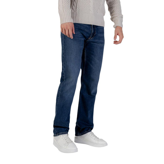 Calvin Klein Jeans Black Cotton Relaxed Fit Jeans