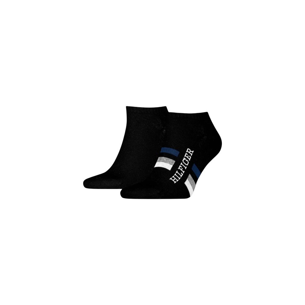 Tommy Hilfiger Black Cotton Socks