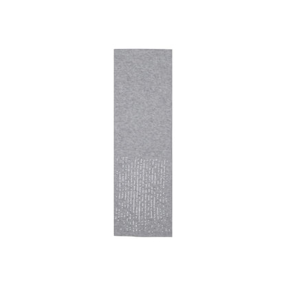 Pieces Gray Recycled Polyester Scarf