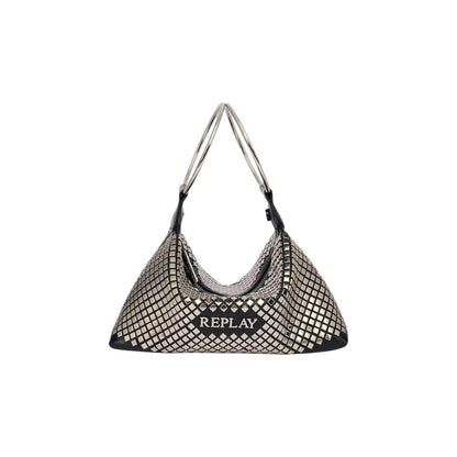 Replay Black Polyester Handbag