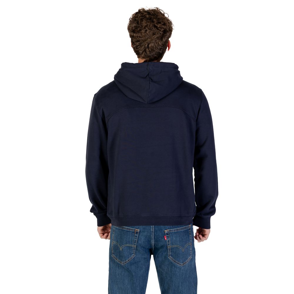 Napapijri Blue Cotton Hoodie