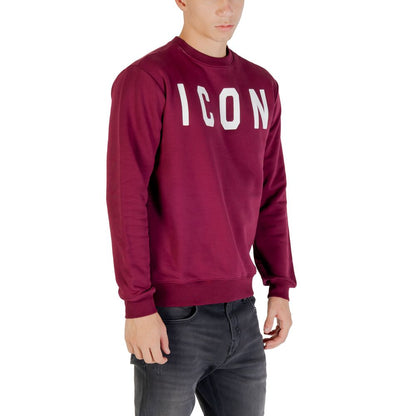 Icon Bordeaux Cotton Sweatshirt