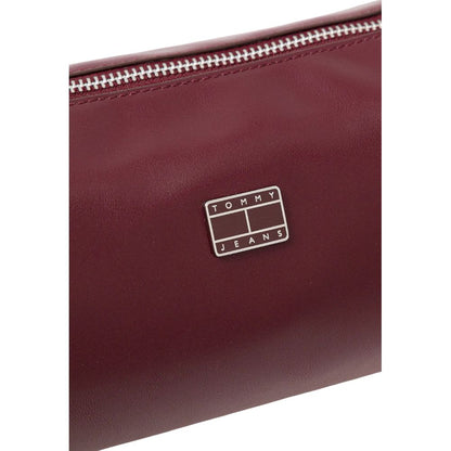 Tommy Hilfiger Jeans Bordeaux Artificial Leather Handbag
