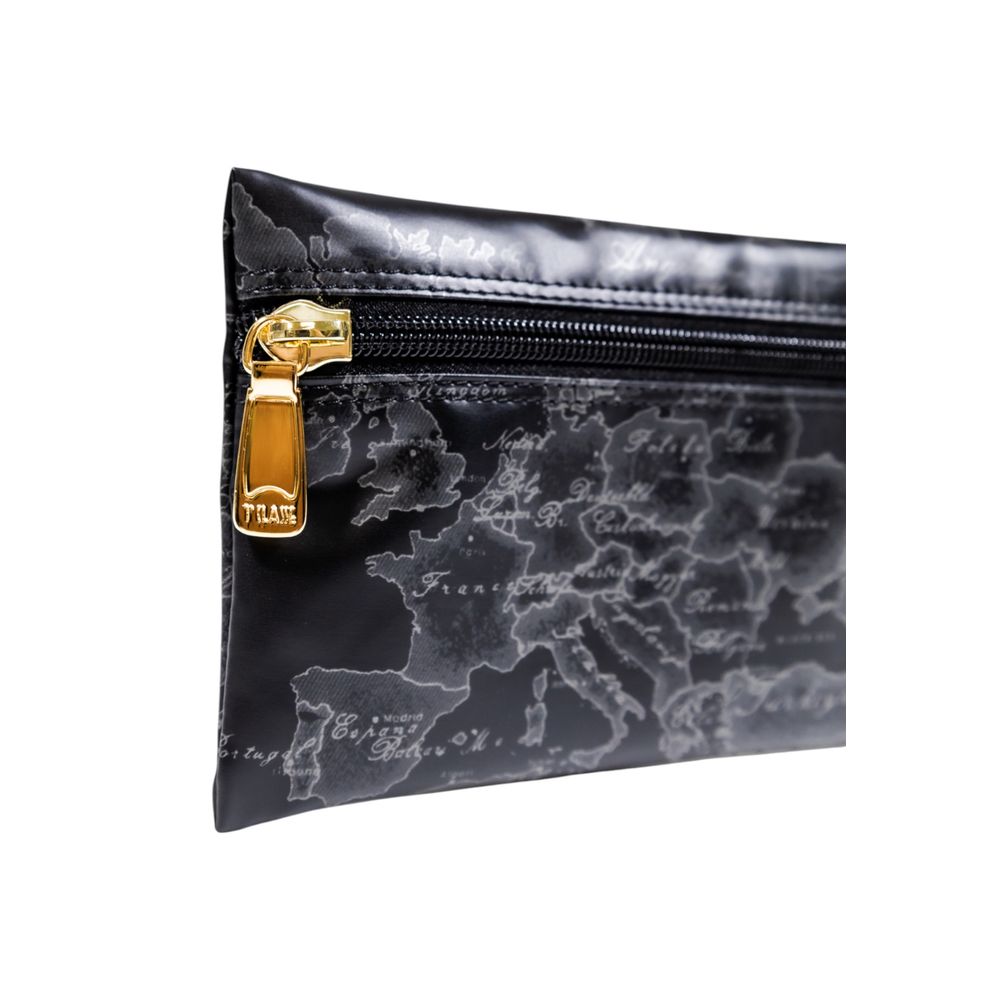 Alviero Martini Prima Classe Black Polyethylene Clutch Bag