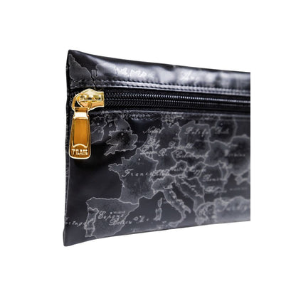 Alviero Martini Prima Classe Black Polyethylene Clutch Bag