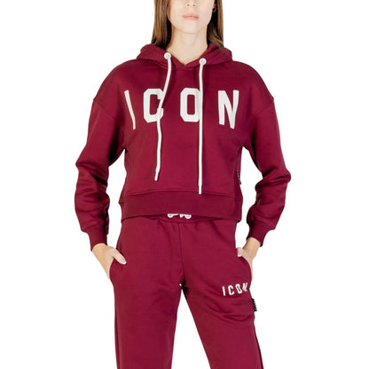 Icon Bordeaux Cotton Hoodie