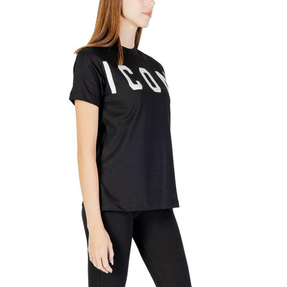 Icon Black Cotton T-Shirt
