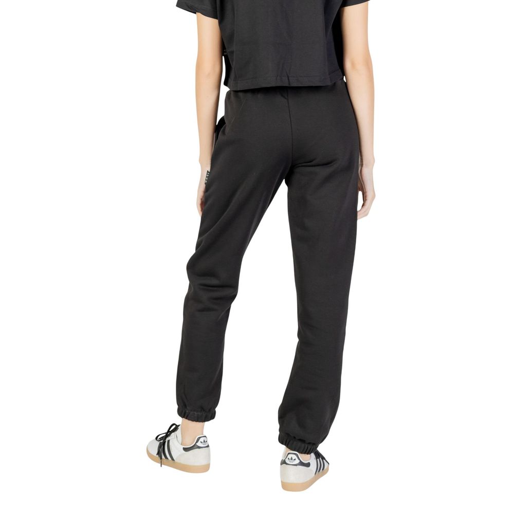 Icon Black Cotton Joggers (Workout Pants)