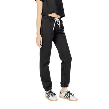 Icon Black Cotton Joggers (Workout Pants)