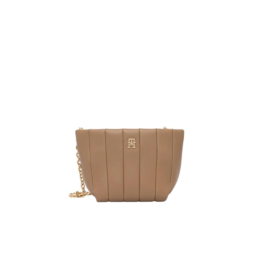 Tommy Hilfiger Beige Polyethylene Handbag