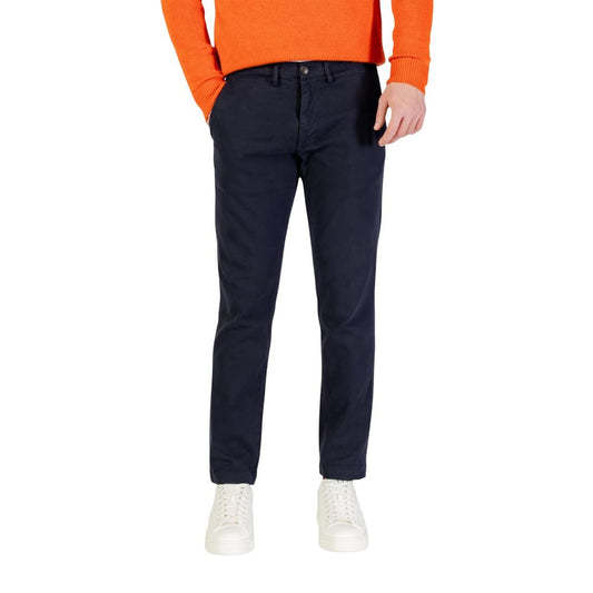 Borghese Blue Cotton Skinny Pants