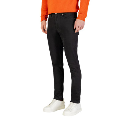 Borghese Gray Cotton Skinny Pants