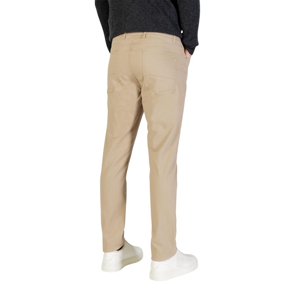 Borghese Beige Cotton Skinny Pants