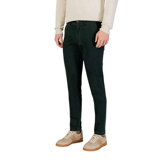 Borghese Green Cotton Skinny Pants
