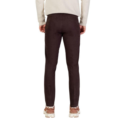 Borghese Brown Cotton Skinny Pants