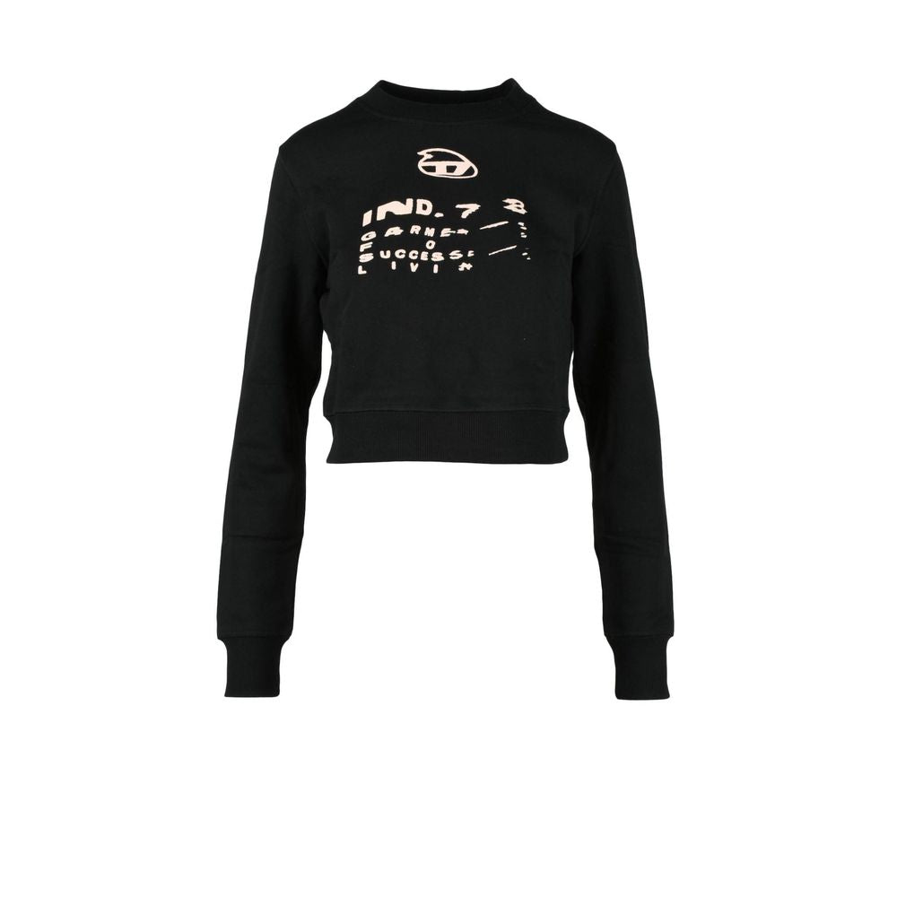 Diesel Black Cotton Sweatshirt