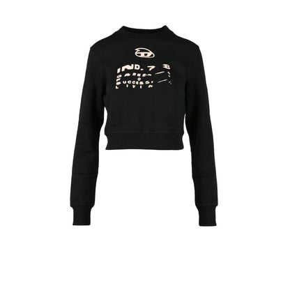 Diesel Black Cotton Sweatshirt
