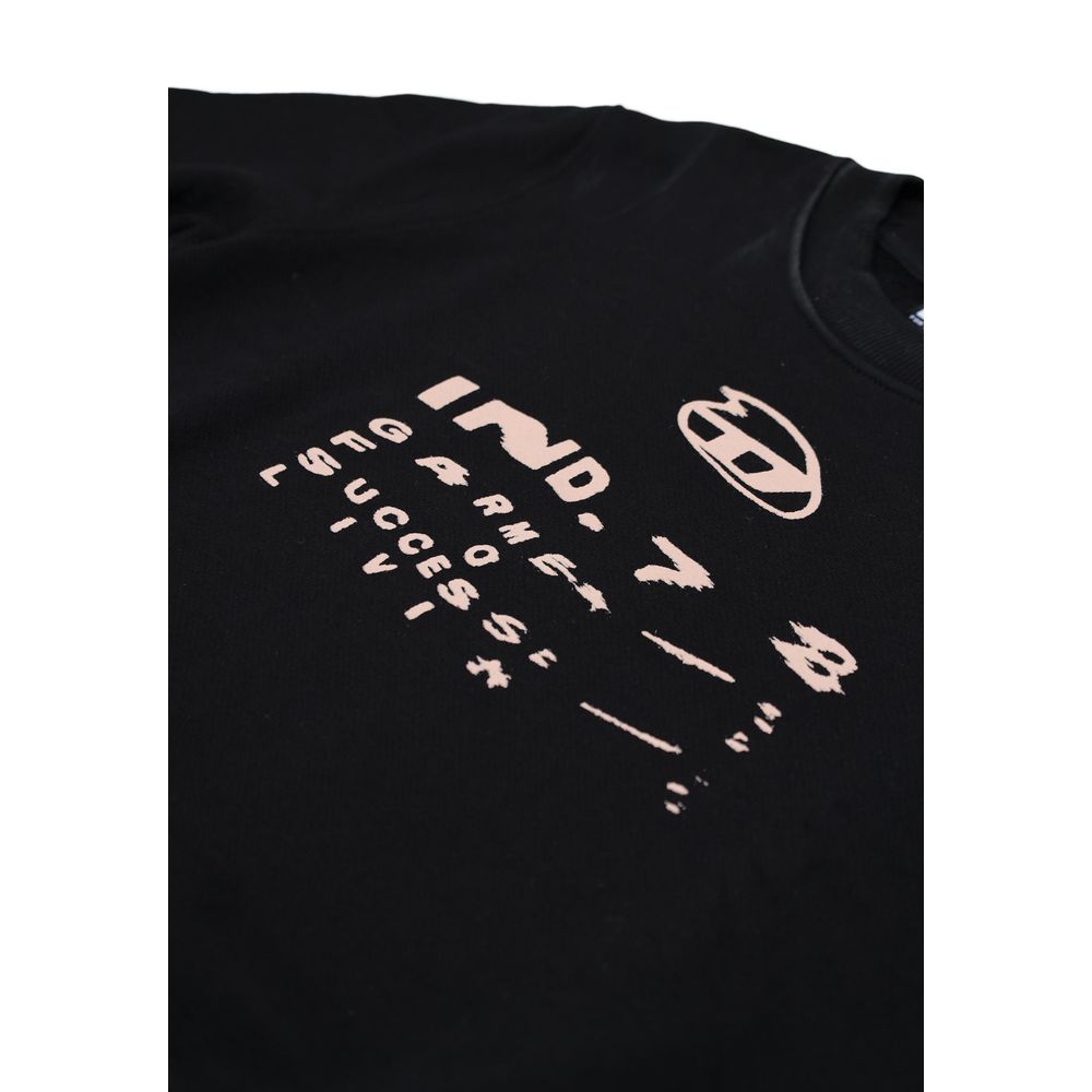 Diesel Black Cotton Sweatshirt